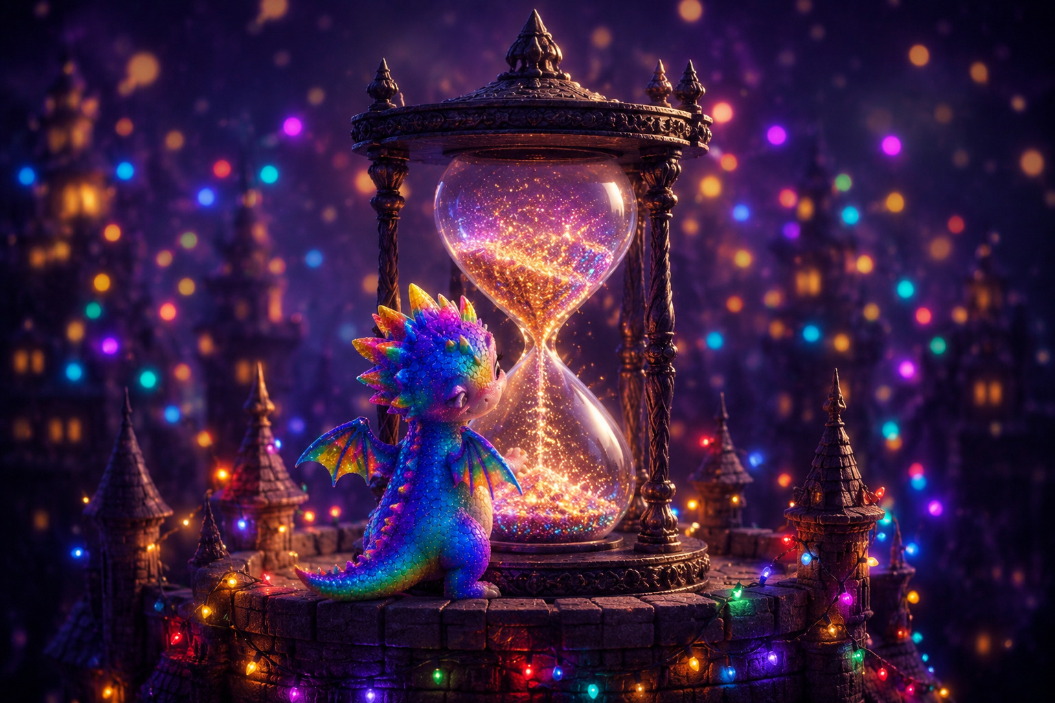 Dragonul Jev așteaptă visător începerea magicului joc. Imagine reprezentativă pentru recenzia cărții „Caraval” de Stephanie Garber. Metamorfoze.ro