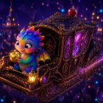 Dragonul Jev așteaptă flamând să-l cunoască pe Jacks. Imagine reprezentativă pentru recenzia cărții „Legendar” de Stephanie Garber. Metamorfoze.ro